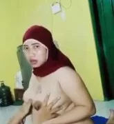 Bokep Indo Binor Jilbab Merah Ngewe Mentok
